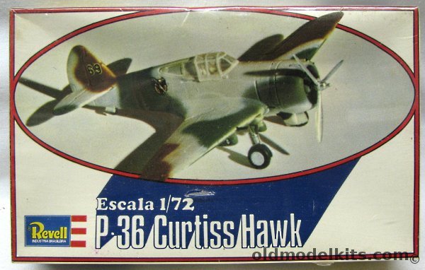 Revell 1/72 Curtiss Hawk 75A  (P-36)  - Kikoler Issue, H22 plastic model kit